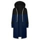 thumbnail image 1 of Chaquetas y abrigos casuales con capucha y manga larga para mujer, moda, bolsillos, solapa versátil, chaquetas casuales con capucha y manga larga, abrigo con cremallera y vendaje para mujer, 1 of 3