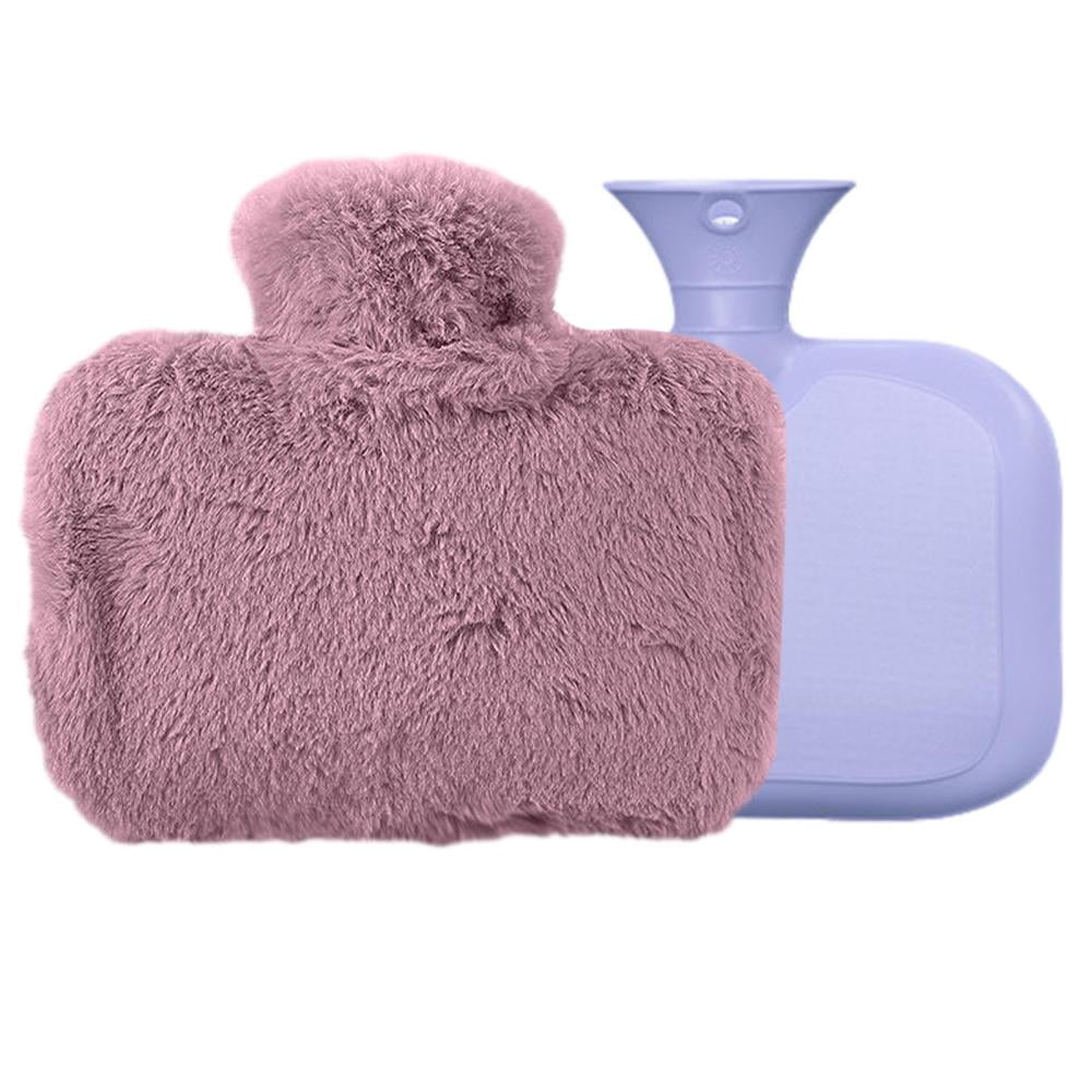 Hot Water Bottle with Fleece CoverHot Water Bag for Hot and Cold