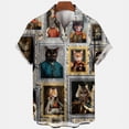 thumbnail image 4 of Camisas hawaianas casuales de verano, camisetas de manga corta con estampado 3D de moda urbana, camisas de playa con solapa, ropa para hombre de alta calidad, 4 of 5
