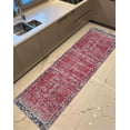 thumbnail image 3 of Red Rugs, Muted Rug, Faded Rug, Antique Style Rugs, Turkish Rug, Bedroom Rug, Office Decor Rug, Luxury Rug, Gift For Her, Step Rug, 3.3'x5' - 100x150 cm, 3 of 8