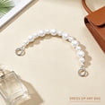 thumbnail image 2 of Cadena para bolso Classycoo Pearl, correa para monedero, 34 cm, plateada, 2 of 8