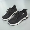 thumbnail image 6 of AUDeals Womens Running Wide Toe Box Shoes Non Slip Tennis Gym Workout Athletic Sneakers Ultra Lightweight Breathable Work Shoes (Black, 5.5), 6 of 7