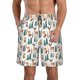 thumbnail image 1 of Fotbe Winter Woodland Friends Trajes de Baño Estampados para Hombre, Shorts de Verano de Secado Rápido, Ropa de Playa, Bañadores-Small, 1 of 6