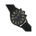 thumbnail image 3 of Lindbergh Leather-Band Watch W/Day/Date - Black, 3 of 3