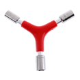 thumbnail image 5 of Llave hexagonal de 3 vías llave de tubo llave universal herramientas de mano herramienta de reparación Cola Llave hexagonal para bicicleta, 5 of 5