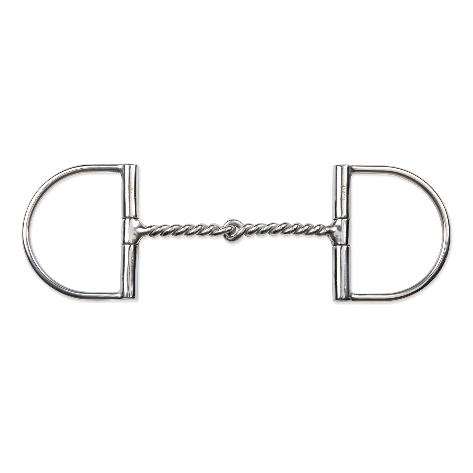 Shires Hunter Dee Bit with Twisted Wire Mouthpiece - Stainless Steel - Multiple Sizes 5