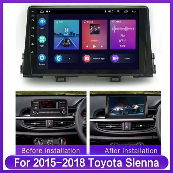 Zcargel 9 Touch Screen Car Radio Stereo, for Kia Picanto Morning 2016-2019 Android 13 Car GPS Navi Radio Stereo CarPlay Support Wireless CarPlay Android Auto Bluetooth FM Backup Camera Microphone