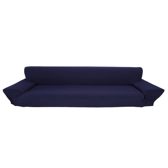 Protector de sofá de dos plazas y dos plazas para muebles del hogar Funda elástica para sofá de color azul