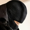 thumbnail image 5 of 2 IN 1 MAN WINTER Cotton Knitted Balaclava Hat Windproof and Cold Lot P3 G8F3, 5 of 8