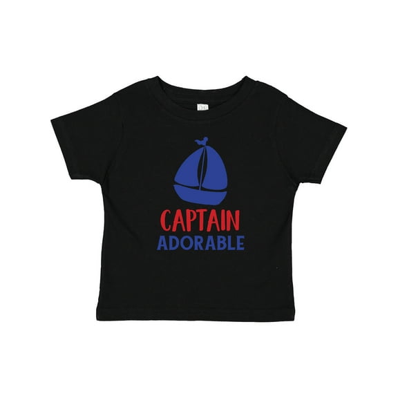 Inktastic Captain Adorable, Sailing Boat, Sailor, Sailing Boys Baby T-Shirt