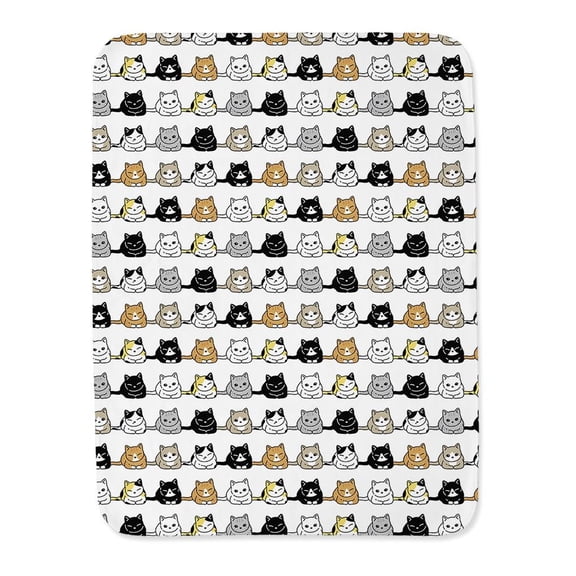 Laying Kitten Pattern Blanket -Image by Shutterstock,