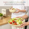 thumbnail image 6 of GPED 46 Pieces Wheat Straw Dinnerware Sets for 4, Plates and Bowls Sets With Cutting Board and Fruit Knife, Unbreakable Outdoor Camping Dishes Sets, Microwave & Dishwasher Safe, Macaron Pastels, 6 of 8