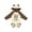 Natural & Brown w Ears, variant on Sorry Santa I Drank All the Milk Christmas Boys or Girls Long Sleeve Baby Bodysuit