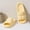 Yellow, variant on Ytobaz Slide Sandals for women Puffy Double Strap EVA Slides Open Toe Cushion Shower Shoes Indoor Outdoor Bathroom Poolside Home Travel Footwear