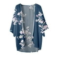 thumbnail image 4 of Women's Coats Lightweight Puff Sleeve Chiffon Cardigan Fall Fashion Outfits, 4 of 4