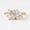 Yellow Plated, variant on Toi Et Moi Diamond Engagement Ring, Stackable Wedding Two Stone Ring, April Birthstone Ring, Minimalist Ring, Party Wear Ring, Handmade Jewelry