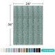 thumbnail image 5 of Alfombra de baño de chenilla turquesa Shaggy, 60 x 90 cm, color azul concha de pato, 5 of 7