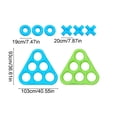 thumbnail image 3 of Inflatable Tic Tac Toe Floating Game Triangular Board with Multi Holes for Pool Beach Water Party Family Adults Outdoor Fun, 3 of 6