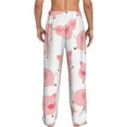 thumbnail image 3 of Disketp Kawaii Pigs Men'S Pajama Pants - Ultra Soft Fleece Sleep And Lounge Pants (Size: S-Xxl), 3 of 9
