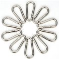 thumbnail image 2 of 10x Mosquetón Clip llavero de acero inoxidable shamjiam M4x40mm, 2 of 9