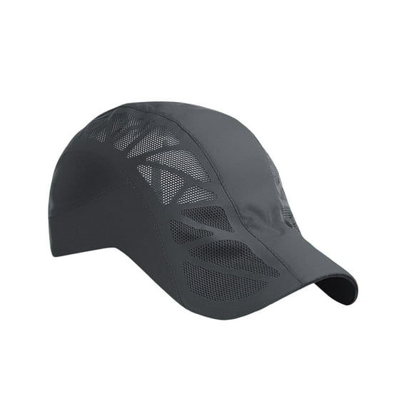 Gorras de sol de béisbol de Malla de verano gris oscuro Salvador Gorros para el sol