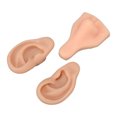 thumbnail image 1 of Nose and Ear Model, Soft Silicone  Model, Reusable Body  Practice Model for  Suture, 3D Educational Simulation Props, 1 of 8