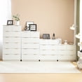 thumbnail image 5 of UBesGoo Dresser for Bedroom Wood 4 Drawers Dressers, Fluted Modern Dresser, White, 5 of 14