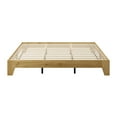 thumbnail image 3 of Kris & Ally Sakura King Durable Engineered Wood Minimalist Platform Bed Frame with Slats - No Headboard, No Boxspring Required, Minimalist Design, 3 of 10