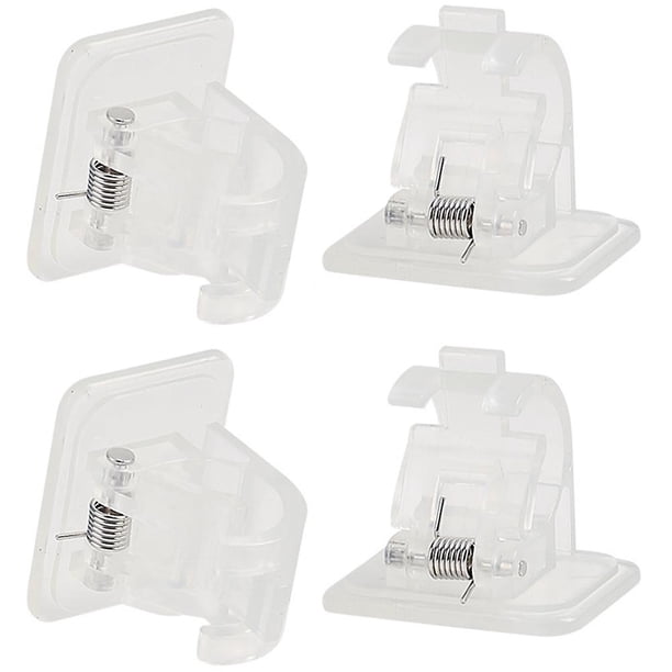 4 soportes para barra de cortina, soportes adhesivos para barra de cortina, soportes para barra de cortina de ducha