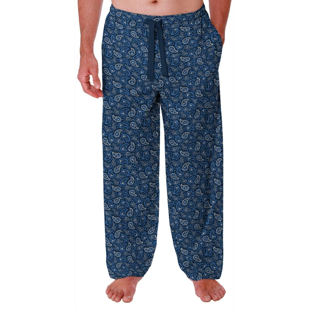 IZOD - IZOD Mens Paisley Lite Touch Fleece Pajama Pants - Walmart.com ...