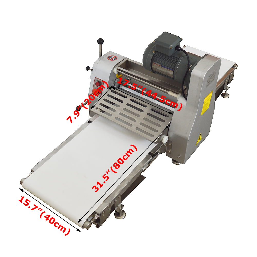 Techtongda Electric Dough Sheeter Dough Roller Table Folding Pastry Machine  Meringue Machine Commercial Use 400mm 