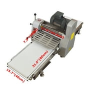 INTBUYING Commercial Dough Sheeter Electric Reversible Pastry Machine 400mm