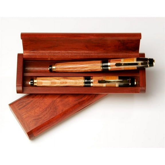 Pen Gift Box - Stained Rosewood Double