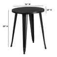 thumbnail image 2 of 24'' Round Black Metal Indoor-Outdoor Table, 2 of 3