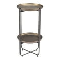 thumbnail image 2 of Bronson Accent Table Bronze End Table, Modern Style, Painted Steel round shape tabletop, Steel, Indoor Living, 2 of 5