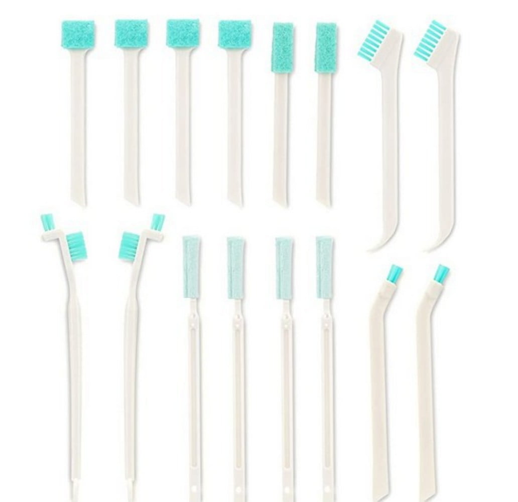 16 Pcs Small Cleaning Brushes Kit Detail Crevice Cleaner Brushes
