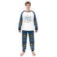 thumbnail image 3 of LuLiaMenton Hanukkah Pajamas Matching Couples Shalom Yall Menorah Pjs Set, Womens S, 3 of 5
