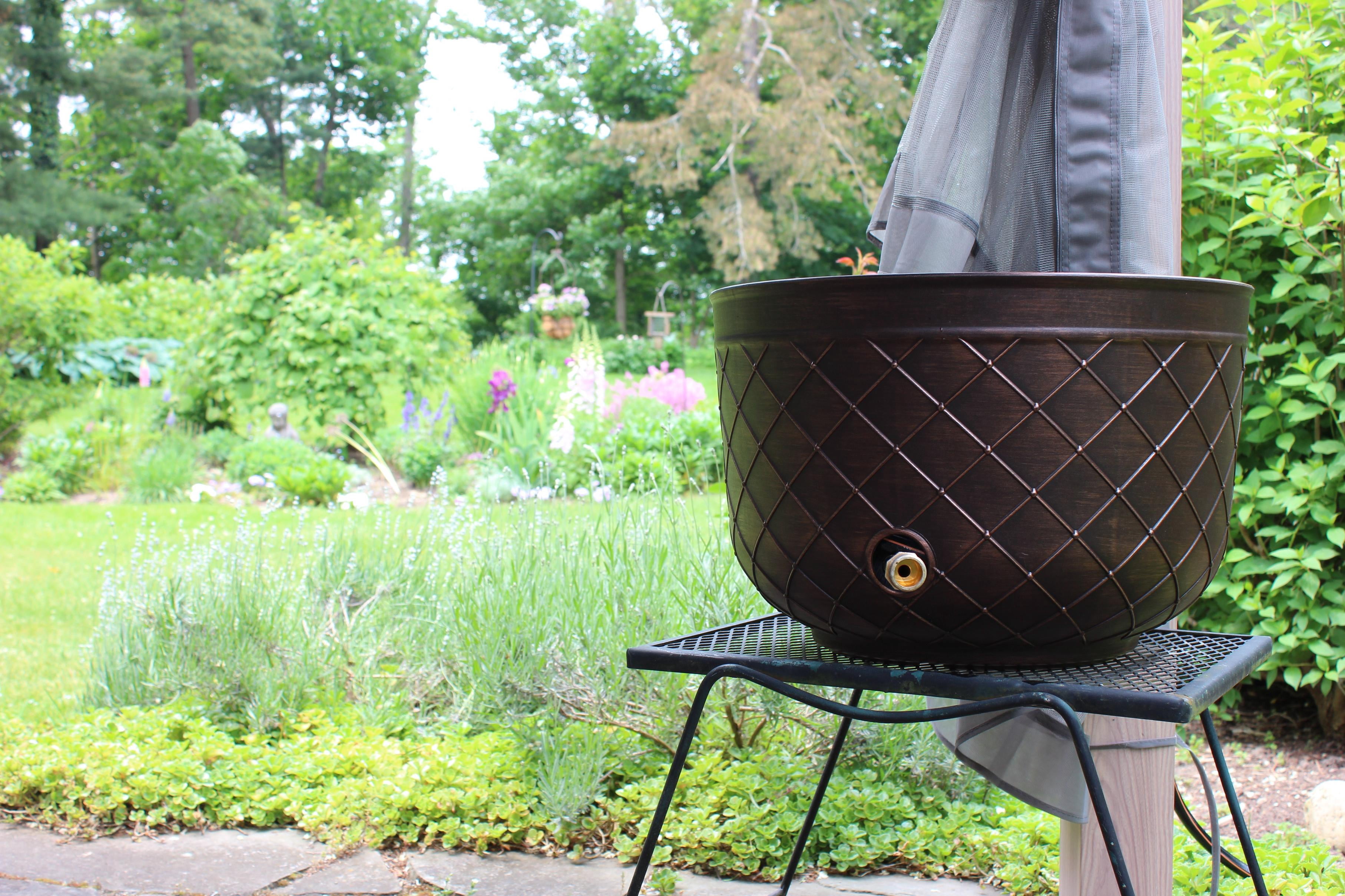 EMSCO 100 ft. Copper-Look Resin Garden Hose Hider, Decorative Outdoor Hose Cover
