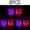 6pcs, variant on 2/4/6 Pack LED Induction Pineapple Light Cups, Glow-in-the-Dark Party Glasses 6.76oz, Color Changing for Birthday Christmas Disco Valentine's Day Gifts