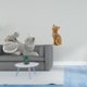 thumbnail image 2 of Figura de escritorio,Estatua de gato,linda estantería,escritorio,decoración del hogar,Figura decorativa creativa para la oficina y el hogar.,Figura de escritorio,Estatua de gato,linda, 2 of 8