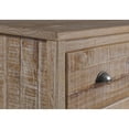 thumbnail image 3 of Camaflexi Baja 5 Drawer Chest Wooden Night Stand Bedroom Dresser Storage Cabinet, Barnwood, 3 of 6