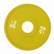 thumbnail image 4 of Disco de peso fraccional, disco de cambio pequeño, discos de barra fáciles de almacenar, entrenamiento Amarillo 15 kg, 4 of 9