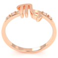 thumbnail image 3 of Scorpio Zodiac Sign Diamond Ring In Solid 14k Rose Gold, 3 of 6