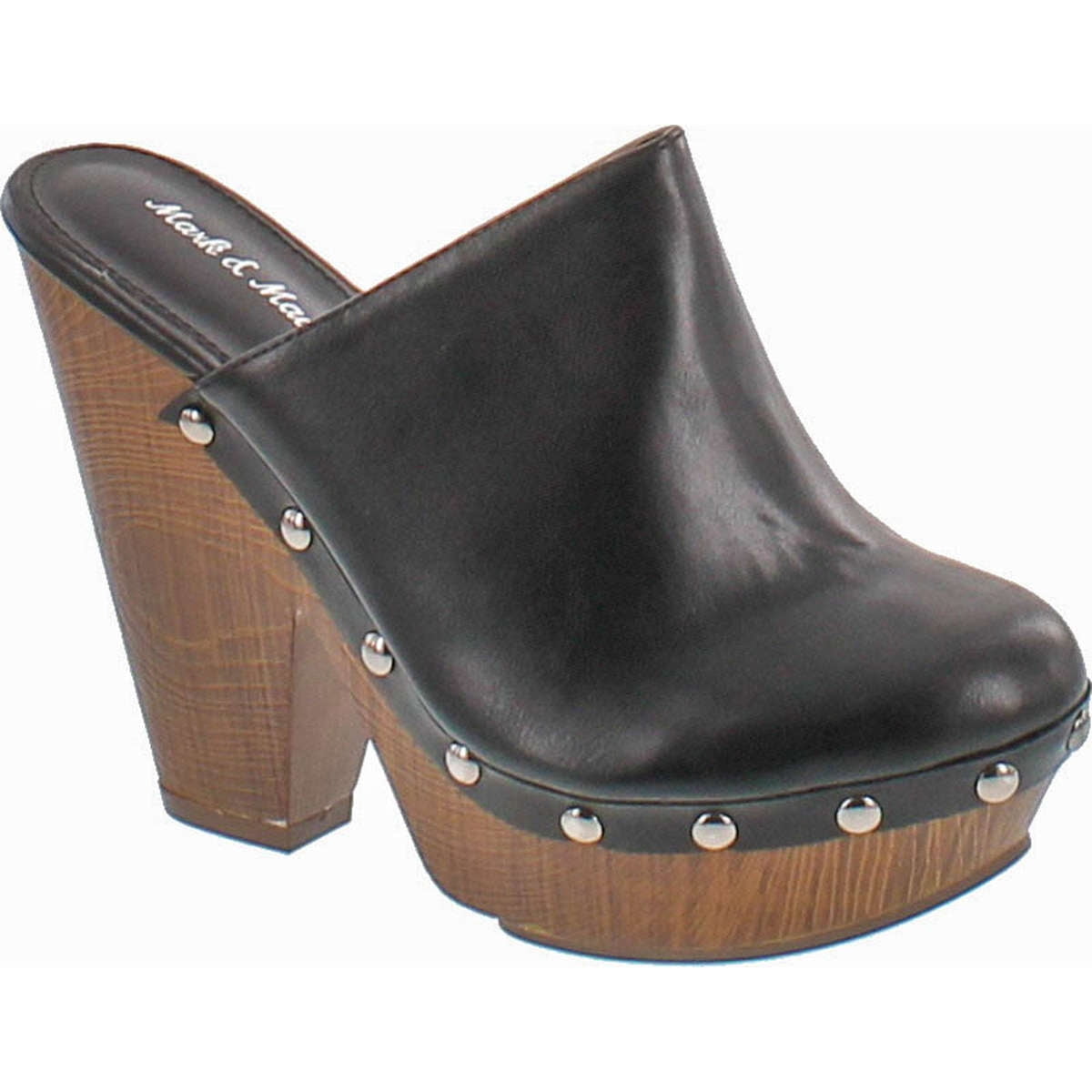 slip on clogs with heel