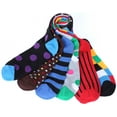 thumbnail image 3 of Gallery Seven Mens Dress Socks Funky Colorful Socks for Men - 6 Pack - Fun collection - 6 Pack - Size 13-15, 3 of 3