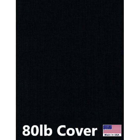 - Hamilco Black Cardstock Thick Paper - 8 1/2 x 11 Heavy Weight 80 lb Cover Card Stock - for Scrapbook Craft Calligraphy Or Chalkboard Papers for Printer - 50 Pack