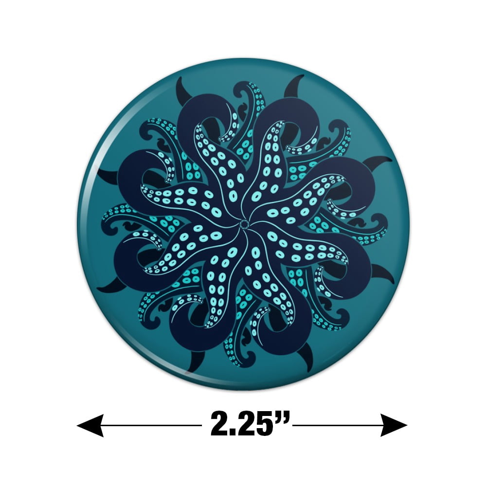 Octopus Squid Tentacles Kitchen Refrigerator Locker Button Magnet -  Walmart.com