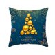 thumbnail image 1 of Funda de almohada con estampado de venado navideño, cubierta de almohada con diseño de ciervo, nieve, sueño, edredones, decoración de cama de Hotel, 45x45cm, 1 of 4