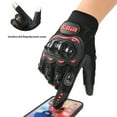 thumbnail image 4 of Steadline All-Season Motorcycle Riding Gloves with Touchscreen Fingers - Anti-Slip Reinforced Palm for Better Grip - Breathable Mesh Design for Comfortable Long Distance Riding, 4 of 6