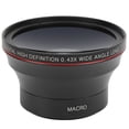 thumbnail image 2 of Lente gran angular X, 55 mm, 0,43 X, lente gran angular de metal, lente gran angular, uso conveniente, 2 of 12